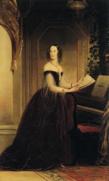 Portrait Of Grand Duchess Maria Nikolaevna by Christina Robertson