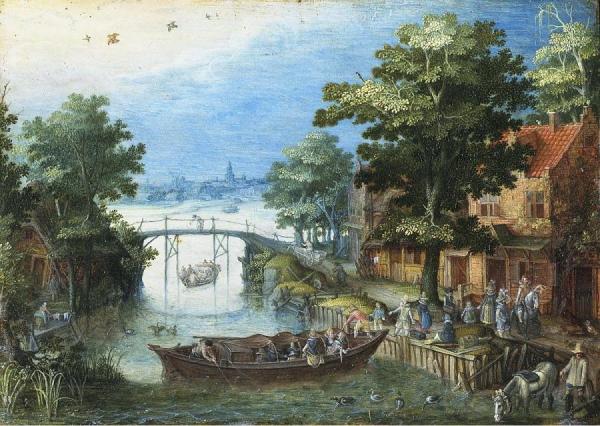 Summer Landscape by Christoffel Van Den Berghe