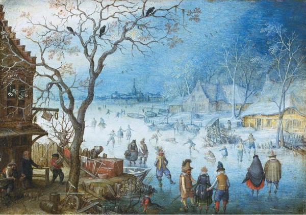 Winter Landscape by Christoffel Van Den Berghe