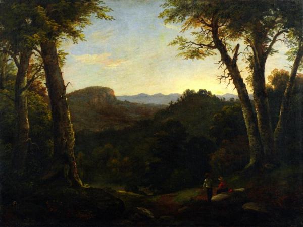 Mountain Landscape by Christopher Pearse Cranch Oil Painting Reproductions