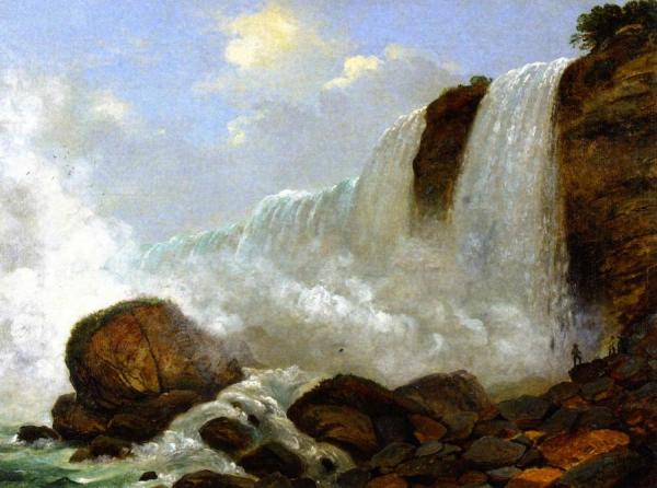 Niagara: American Falls by Christopher Pearse Cranch
