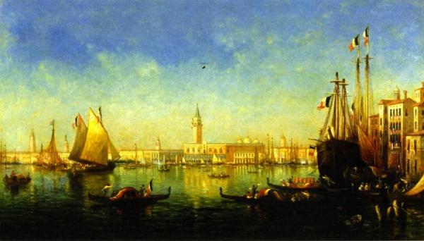 Venice In Tricolors by Christopher Pearse Cranch