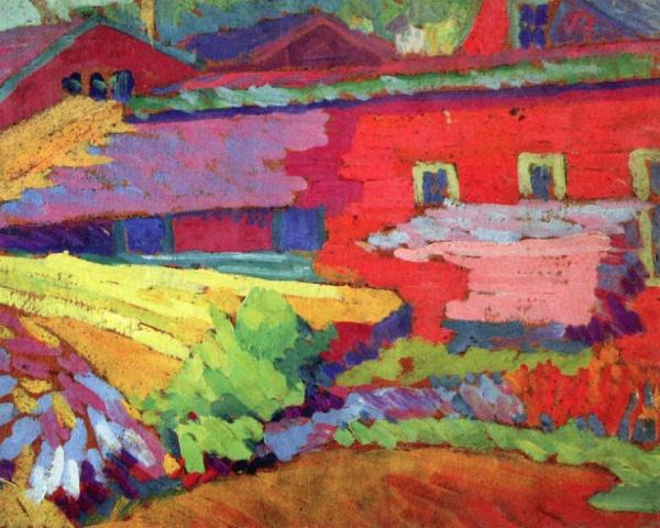 Fauvist Landscape by Clara Deike