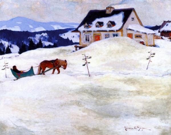 A Laurentian Homestead by Clarence Gagnon