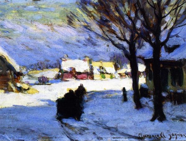 Afternoon Sun, Baie-saint-paul by Clarence Gagnon Oil Painting Reproductions