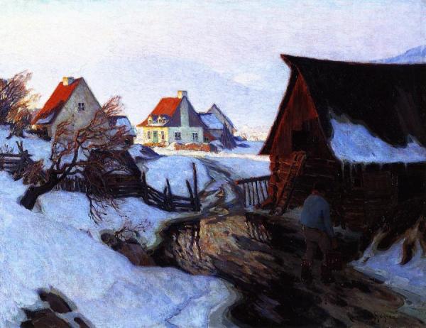 Early Morning On March by Clarence Gagnon