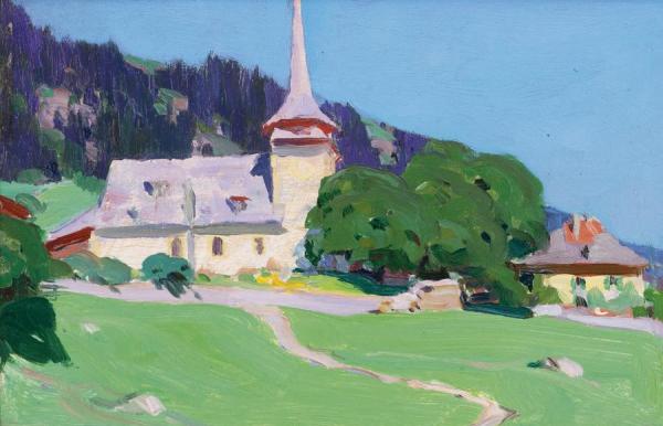 L'ÉtÉ Dans Les Alpes, Vers 1927 by Clarence Gagnon