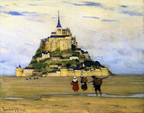 Mont-saint-michel, Morning by Clarence Gagnon