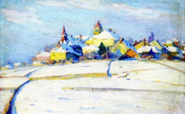 Pully Under Snow by Clarence Gagnon