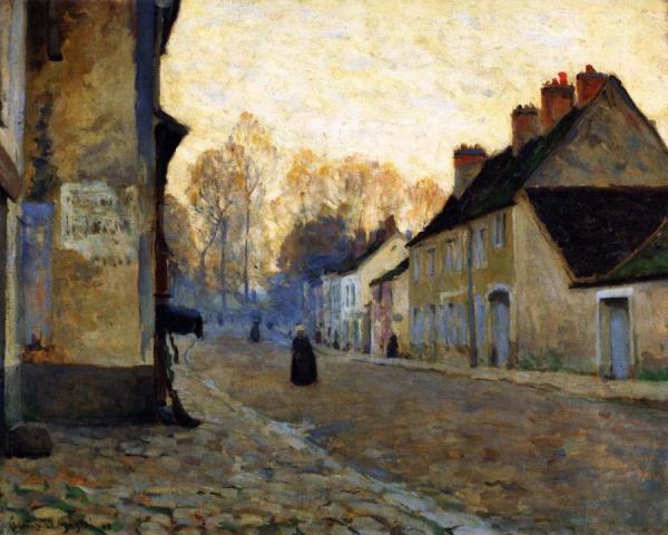 Rue Du Canal, Moret-sur-loing by Clarence Gagnon