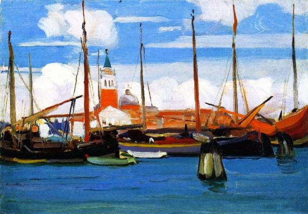 San Giorgio Maggiore From The Giudecca, Venice by Clarence Gagnon