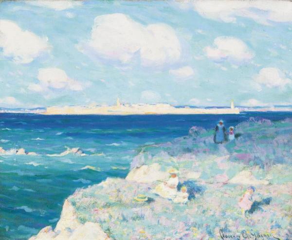 St. Malo From The Cliffs Of Saint-briac by Clarence Gagnon