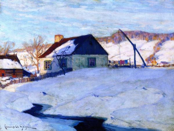 Sunset Normandy by Clarence Gagnon