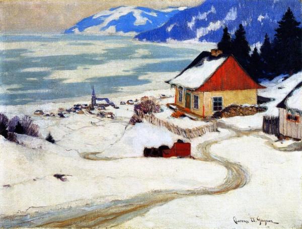 The Red Sleigh by Clarence Gagnon