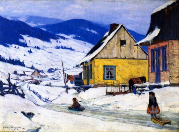 The Yellow House by Clarence Gagnon