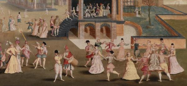 Une Elegante Fete En Plein Air by Claude Deruet