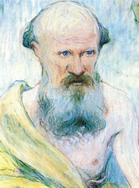 A Prophet by Claude-emil Schuffenecker Oil Painting Reproductions