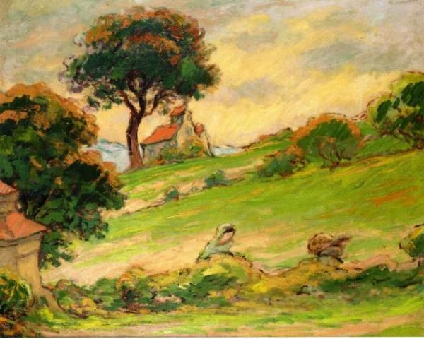 Breton Landscape by Claude-emil Schuffenecker