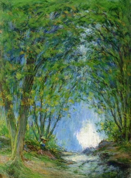 By The Pond by Claude-emil Schuffenecker