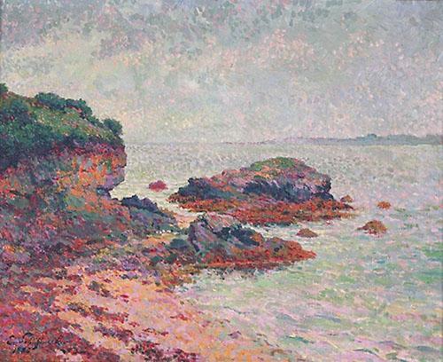 Cote Rocheuse En Bretagne by Claude-emil Schuffenecker