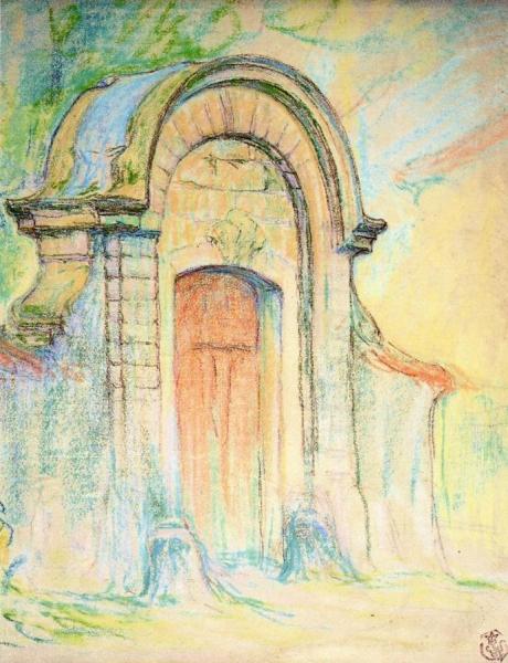 Door In Meudon by Claude-emil Schuffenecker