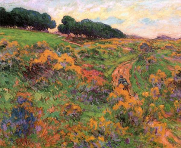 Figure In A Breton Heath by Claude-emil Schuffenecker