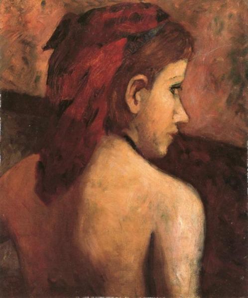 Girl's Head by Claude-emil Schuffenecker Oil Painting Reproductions