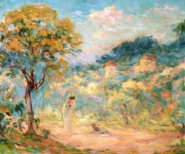 In The Chevreuse Vally by Claude-emil Schuffenecker Oil Painting Reproductions