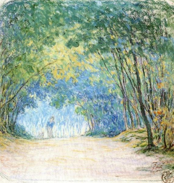 In The Woods by Claude-emil Schuffenecker