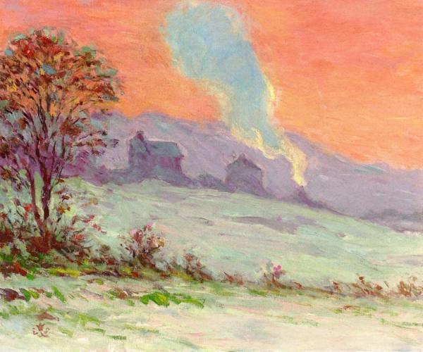 Landscape With Snow by Claude-emil Schuffenecker