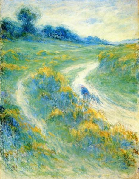 Peasant On A Country Road by Claude-emil Schuffenecker Oil Painting Reproductions