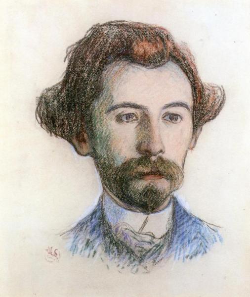 Portrait Of Emile Bernard by Claude-emil Schuffenecker