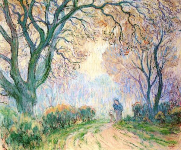 Symbolic Figure In The Forest by Claude-emil Schuffenecker