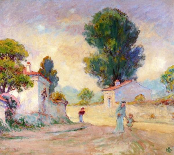 Village Street by Claude-emil Schuffenecker