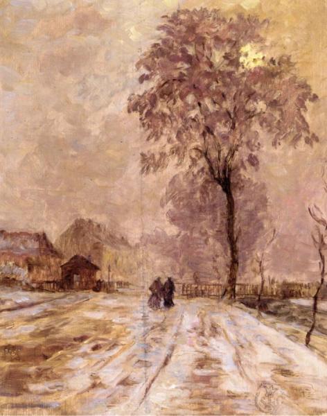 Winter Scene by Claude-emil Schuffenecker