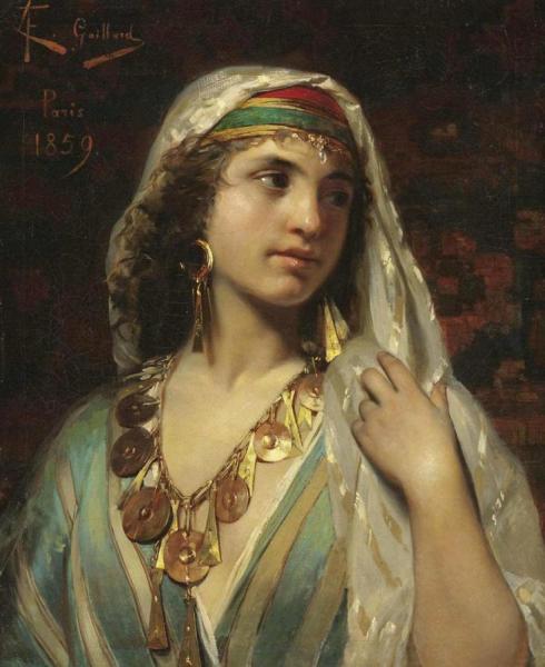 Odalisque (also Known As Femme Orientale) by Claude Ferdinand Gaillard