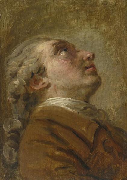 Portrait Of The Artist Simon Mathurin Lantara (1729-1778) by Claude-joseph Vernet Oil Painting Reproductions