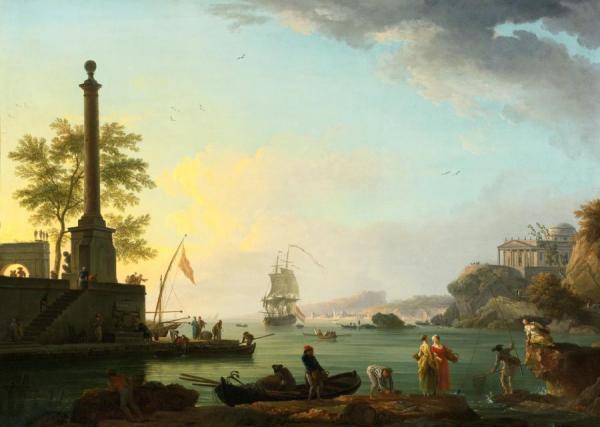 View Of An Archipelago by Claude-joseph Vernet