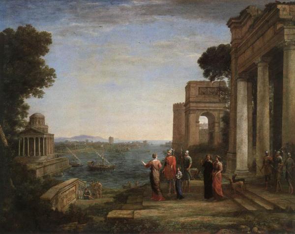 Aeneas's Farewell To Dido In Carthago by Claude Lorrain
