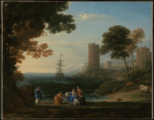 Coast View With The Abduction Of Europa by Claude Lorrain