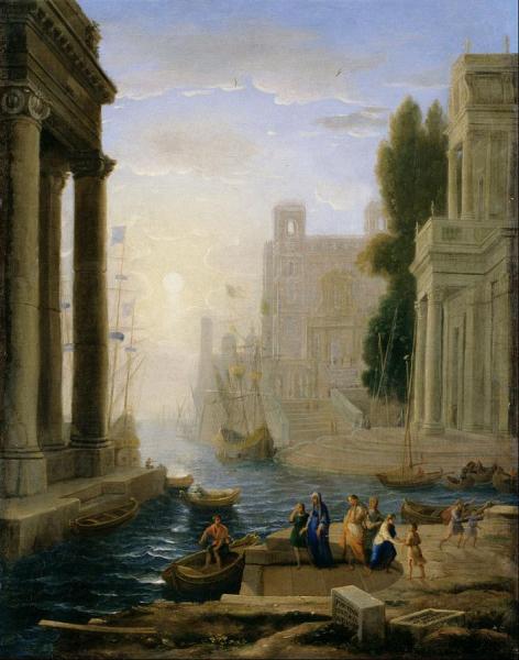Embarkation Of St Paula by Claude Lorrain