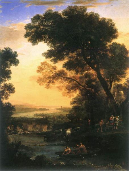 Ideal Landscape With The Flight Into Egypt by Claude Lorrain Oil Painting Reproductions