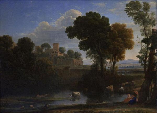 Italian Landscape by Claude Lorrain