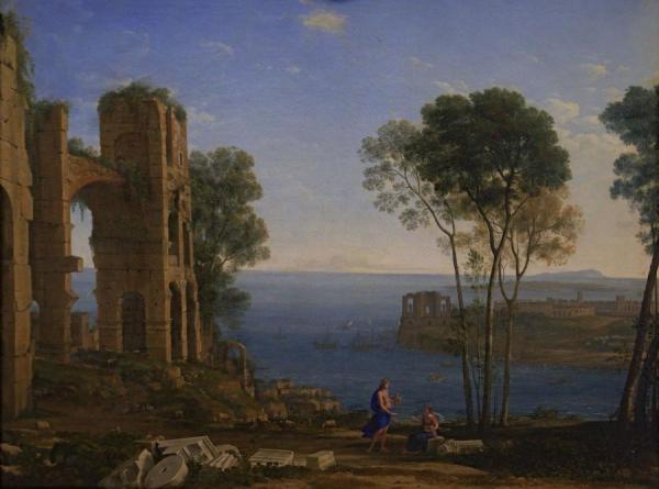 Landscape With Apollo And Sibyl Of Cumae by Claude Lorrain