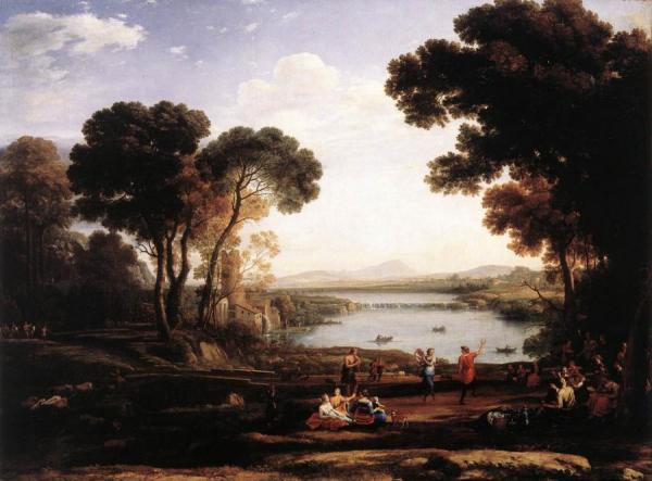 Landscape With Dancing Figures by Claude Lorrain