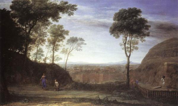 Landscape With Noli Me Tangere Scene by Claude Lorrain