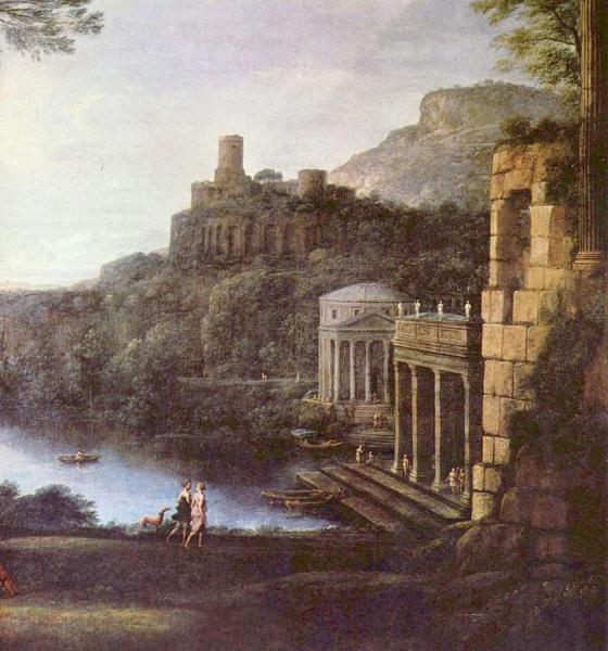 Landscape With Nymph Egeria And King Numa by Claude Lorrain