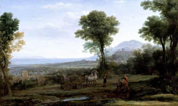 Landscape With Saint Philip Baptising The Eunuch by Claude Lorrain