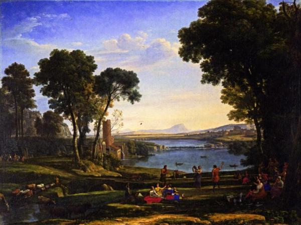 Landscape With The Marriage Of Isaac And Rebecca by Claude Lorrain