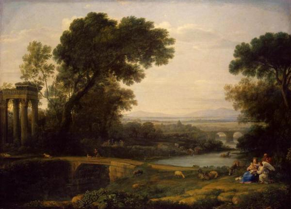 Landscape With The Rest On The Flight Into Egypt by Claude Lorrain